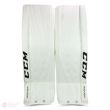 CCM Premier Pro Senior Ice Hockey Goalie Pads 34"+2 White